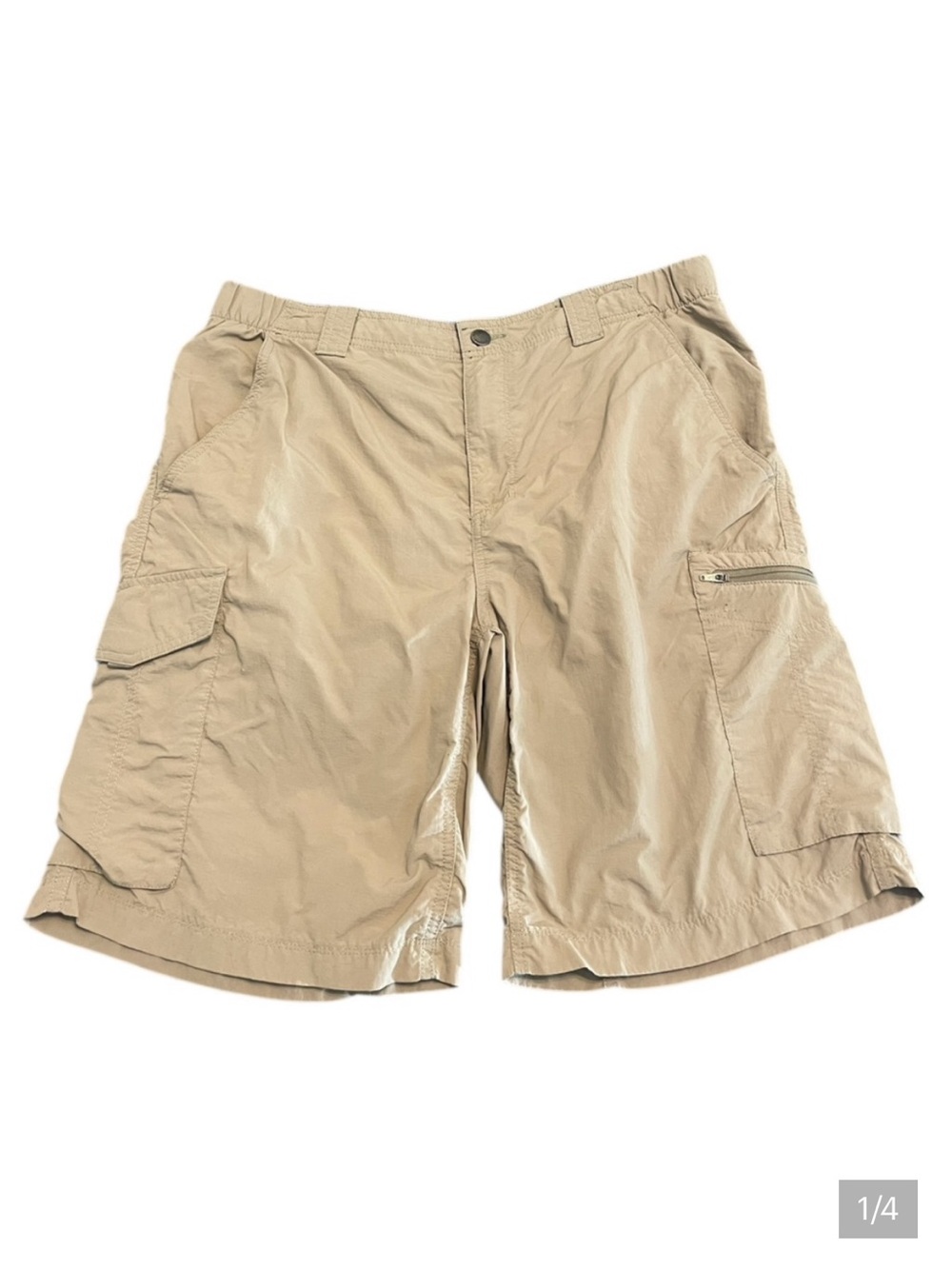 Y2- Men's 32 Casual Cargo Shorts - Khaki